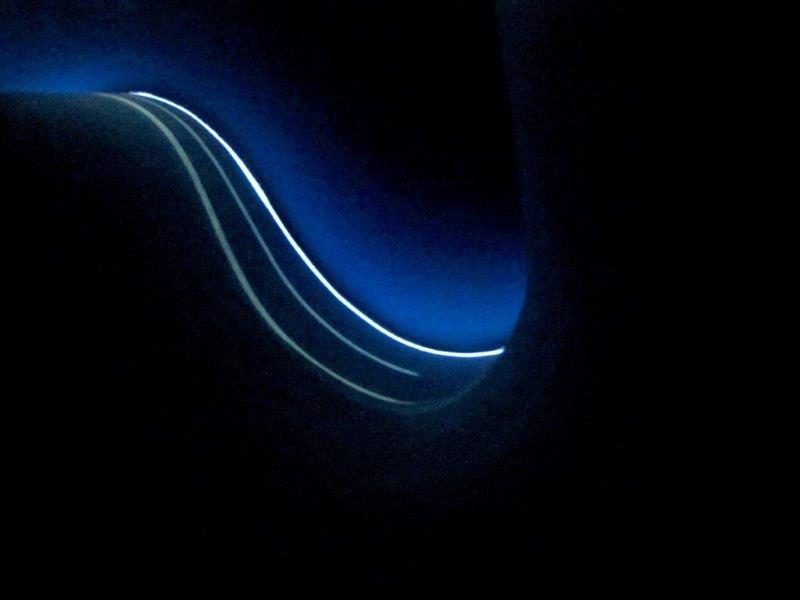 Lines in Space Wave Curve - Sculpturescape 2015 (40 x 30cm)